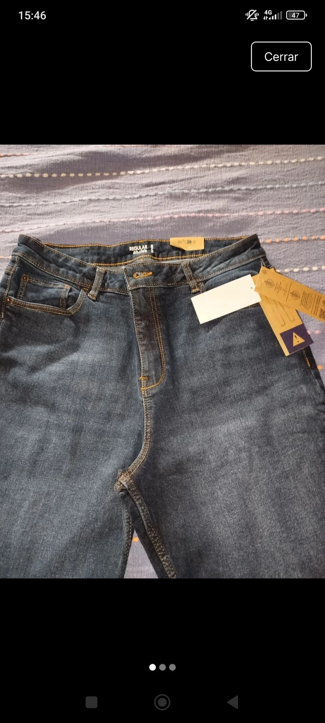 Calça jeans feminina 40 Kiabi regular fit – photo 2